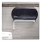 San Jamar Twin 9" Jumbo Tissue Dispenser, 19 x 5 1/4 x 12, Transparent Black Pearl R4000TBK - alternate 4